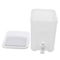 White PP Water Jug with Faucet V500655