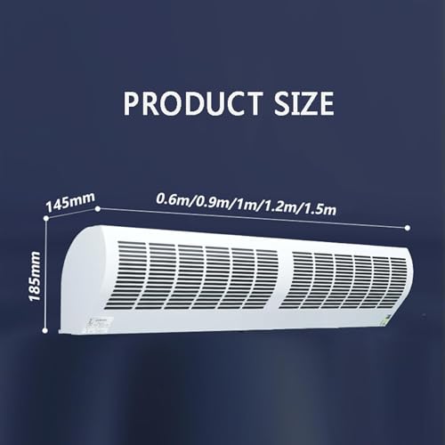 Wall-Mounted Air Curtain Fan with Remote Control V297