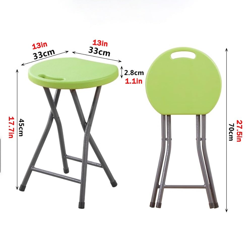 18 Inch Folding Stool with Footrest D203749