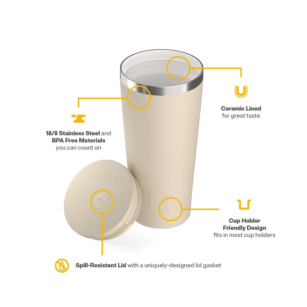20oz Insulated Ceramic Lined Tumbler Q360451