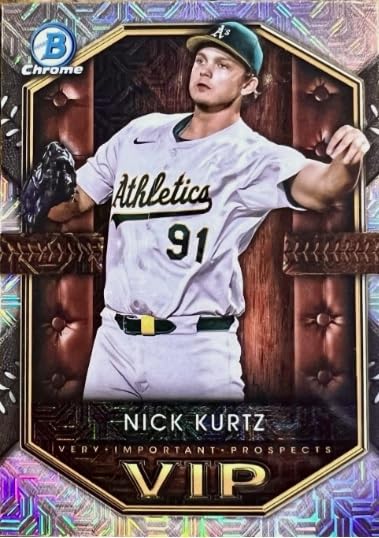2025 Bowman Chrome Nick Kurtz RC Baseball Trading Card U359
