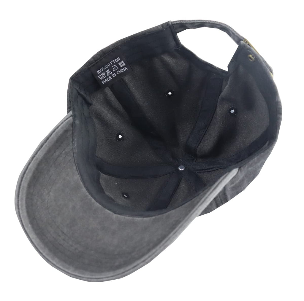 Adjustable Washed Embroidered Vintage Cotton Baseball Cap L821