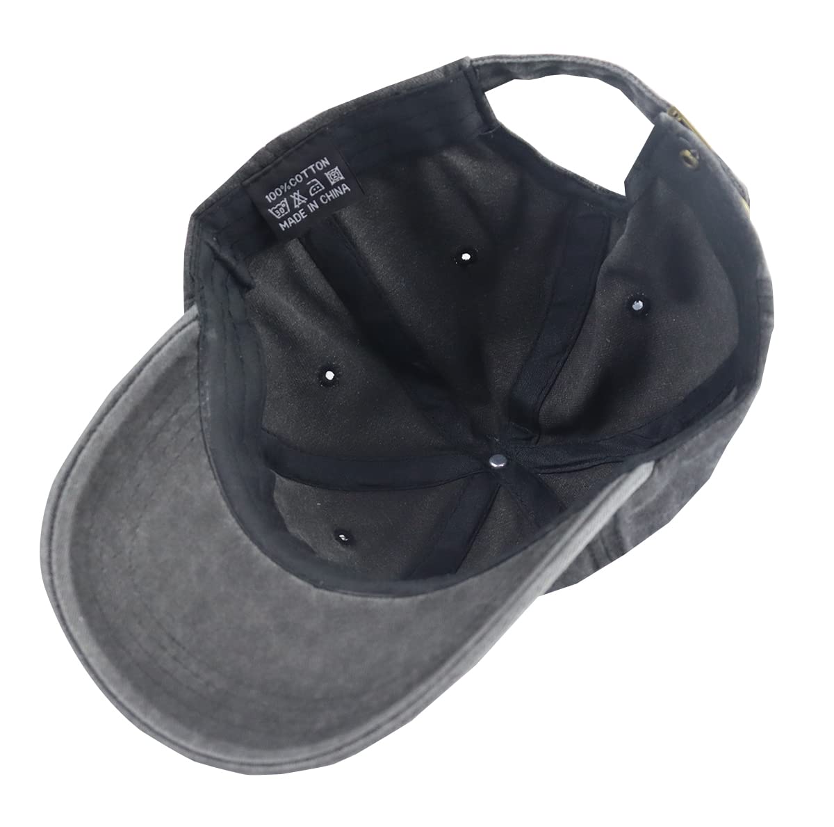 Adjustable Washed Embroidered Vintage Cotton Baseball Cap L821
