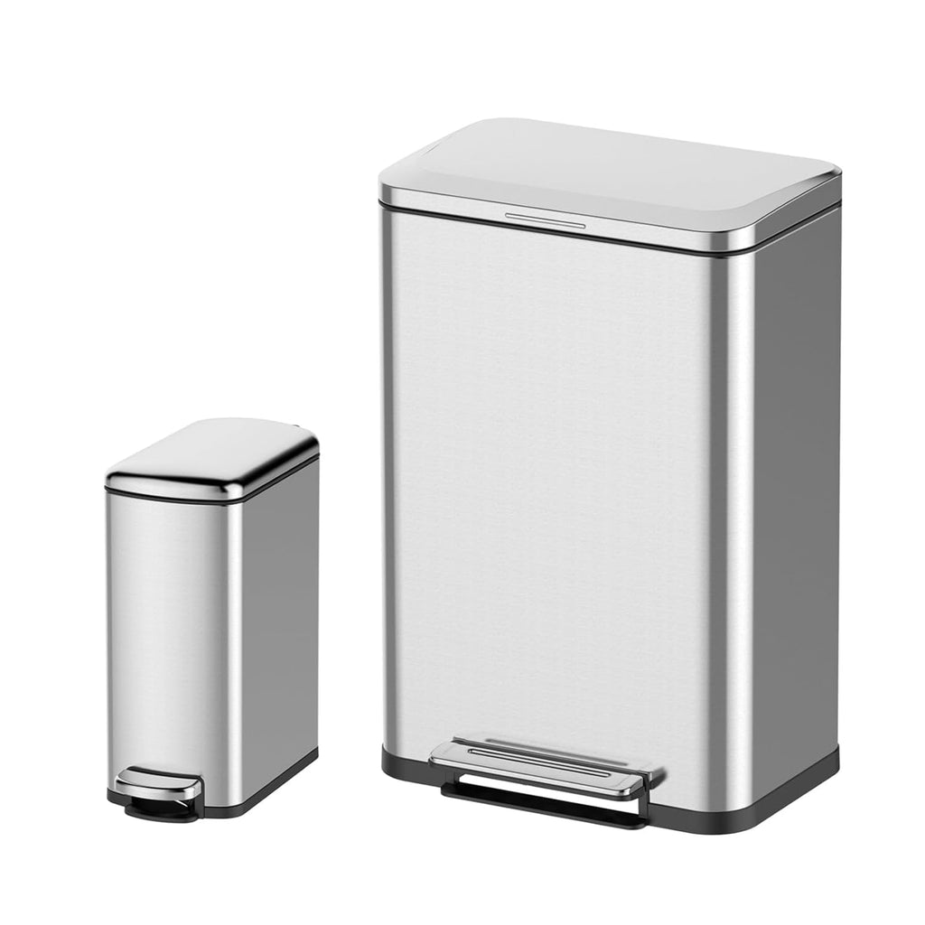 Stainless Steel Step Trash Can 13.2 Gallon C5867