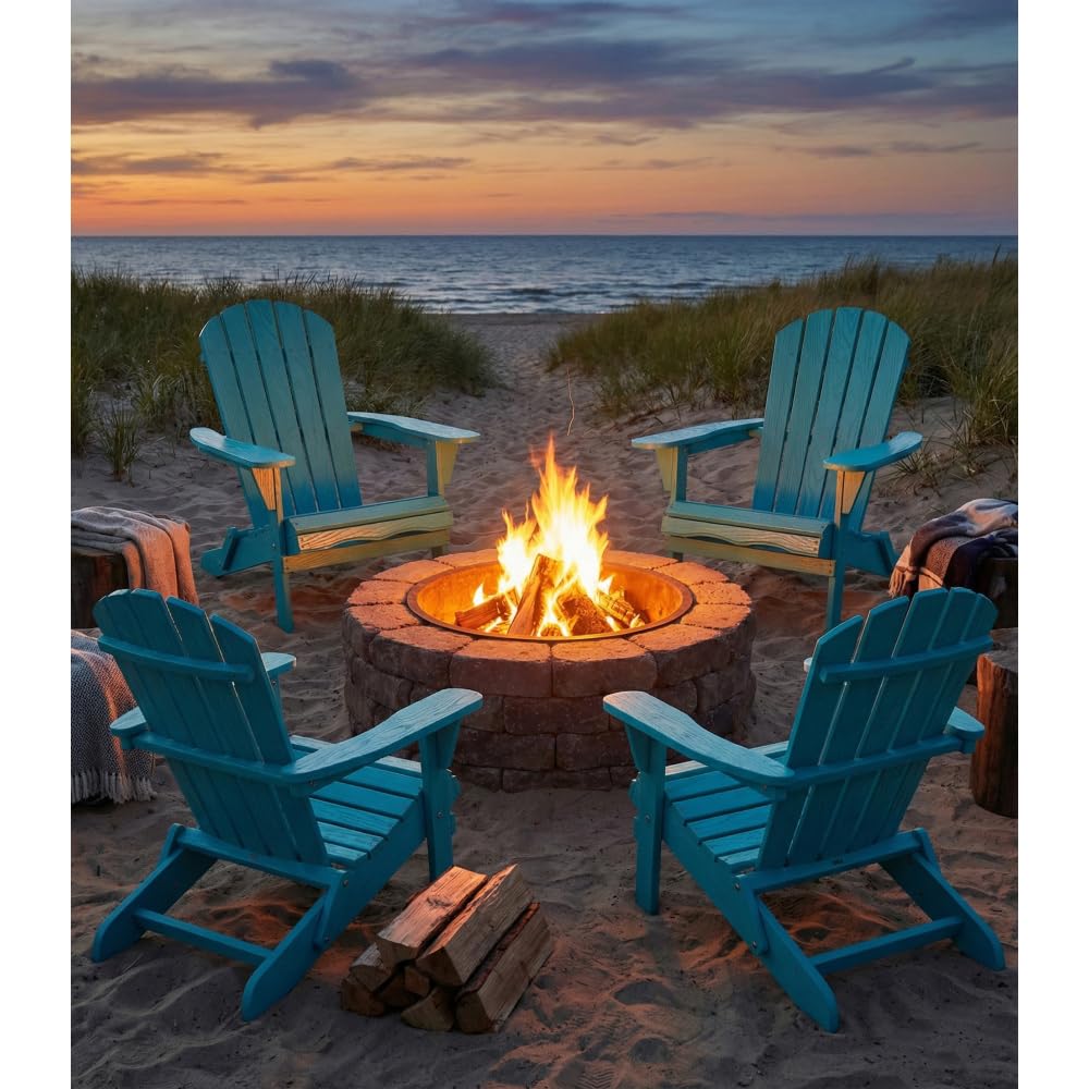 Folding Wooden Adirondack Chair R5787