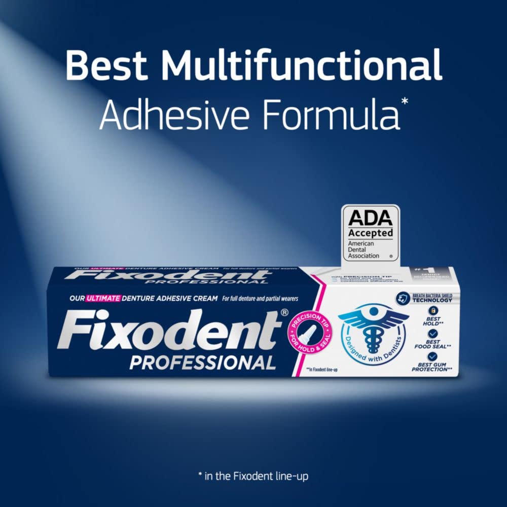 Denture Adhesive Cream 1.8 oz 4 Pack I372