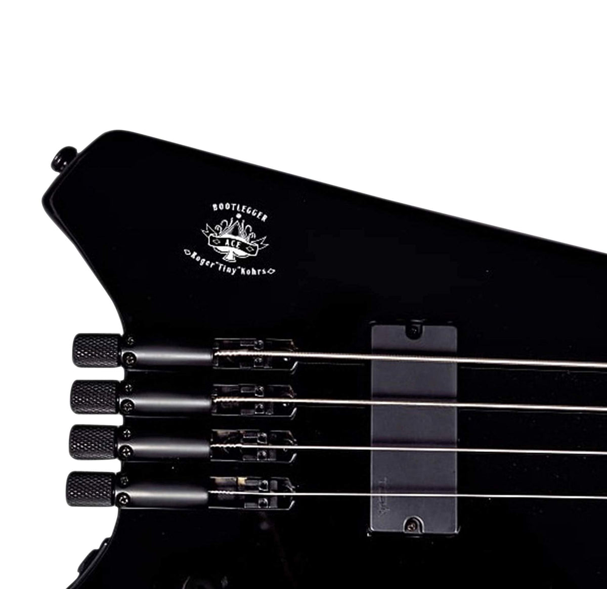Black Headless 4 String Electric Bass Q906