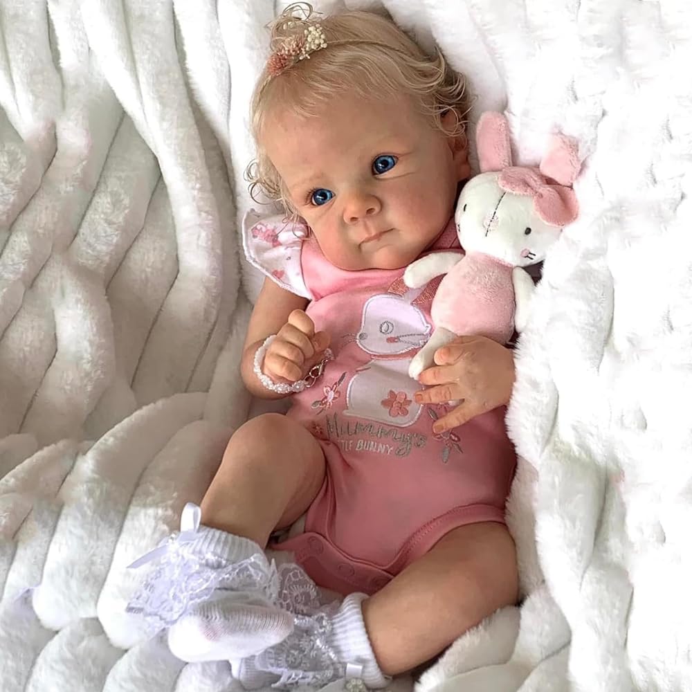 18 inch Silicone Full Body Vinyl Reborn Baby Dolls I9889