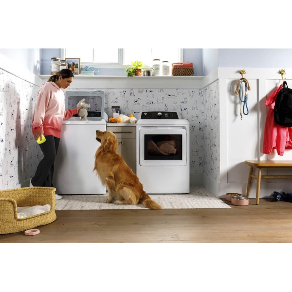 7.4 cu. ft. Electric Dryer with Sensor Dry in White L1441
