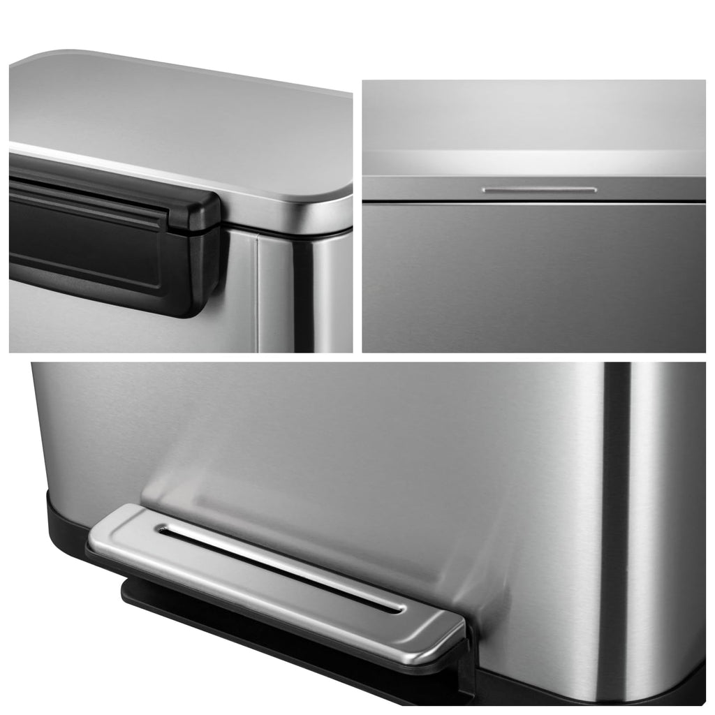 Stainless Steel Step Trash Can 13.2 Gallon C5867