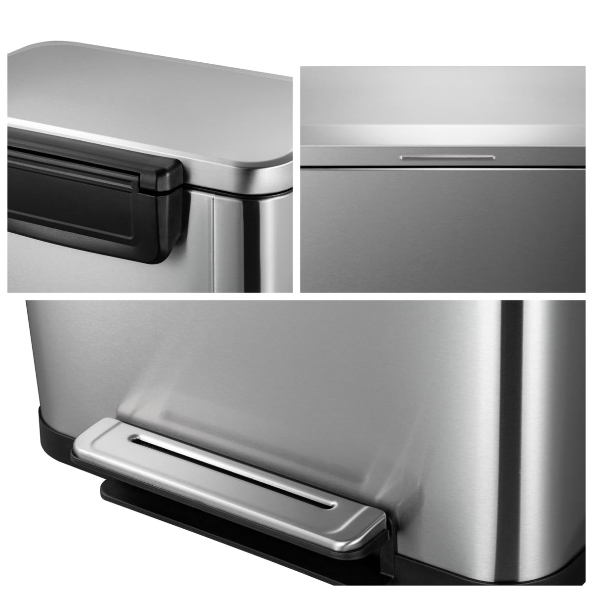 Stainless Steel Step Trash Can 13.2 Gallon C5867