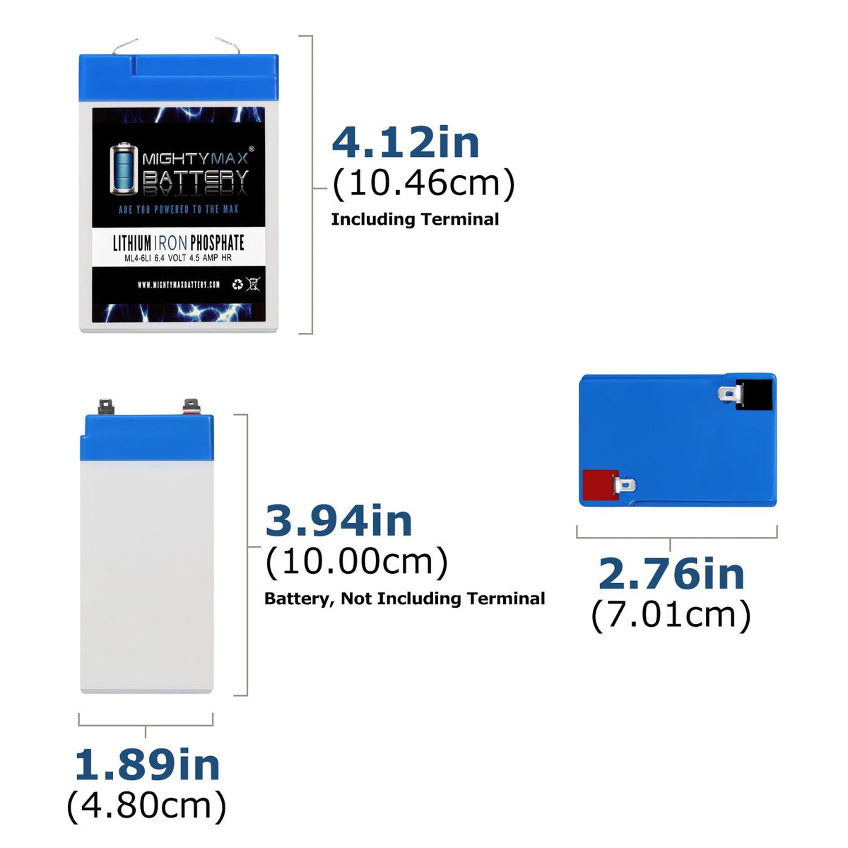 6V 4.5AH Lithium Replacement Battery K4307