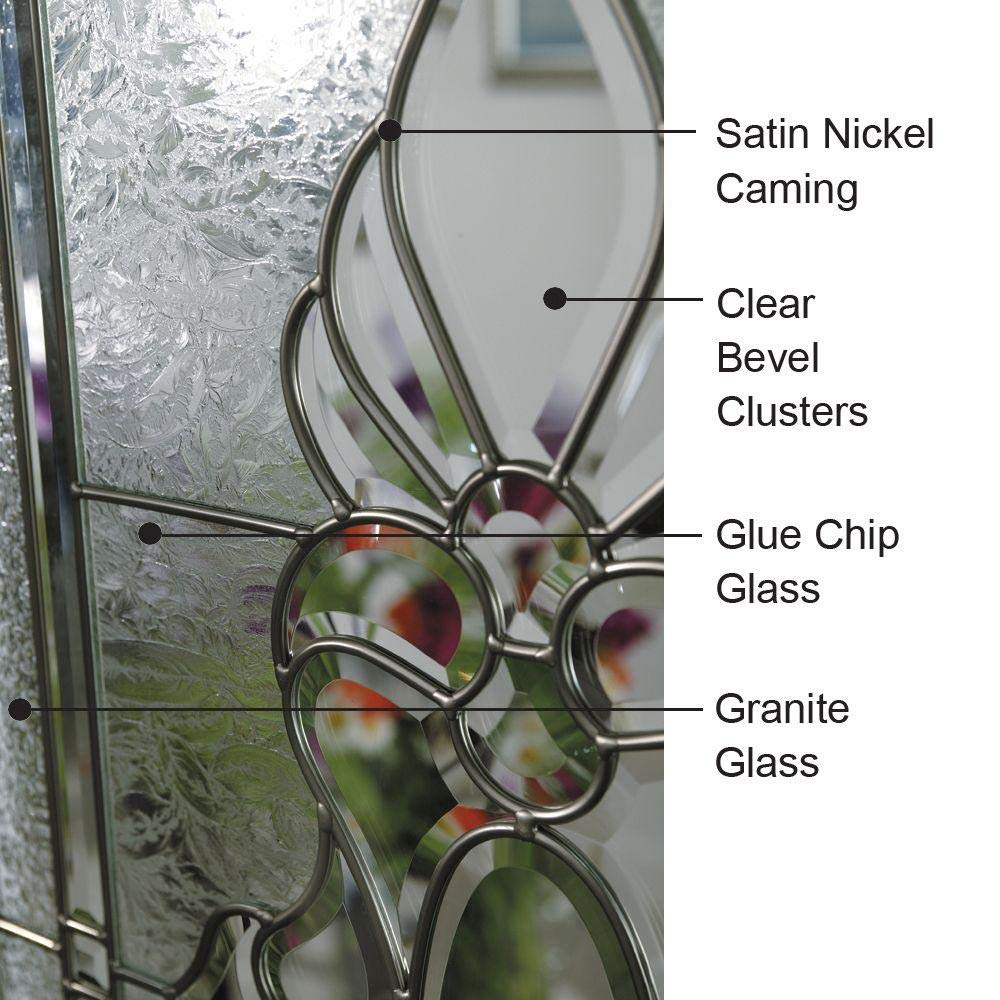 Fiberglass Smooth Exterior Prehung Door, Primed, 36 inch x 80 inch, Left Hand/In-swing A953996