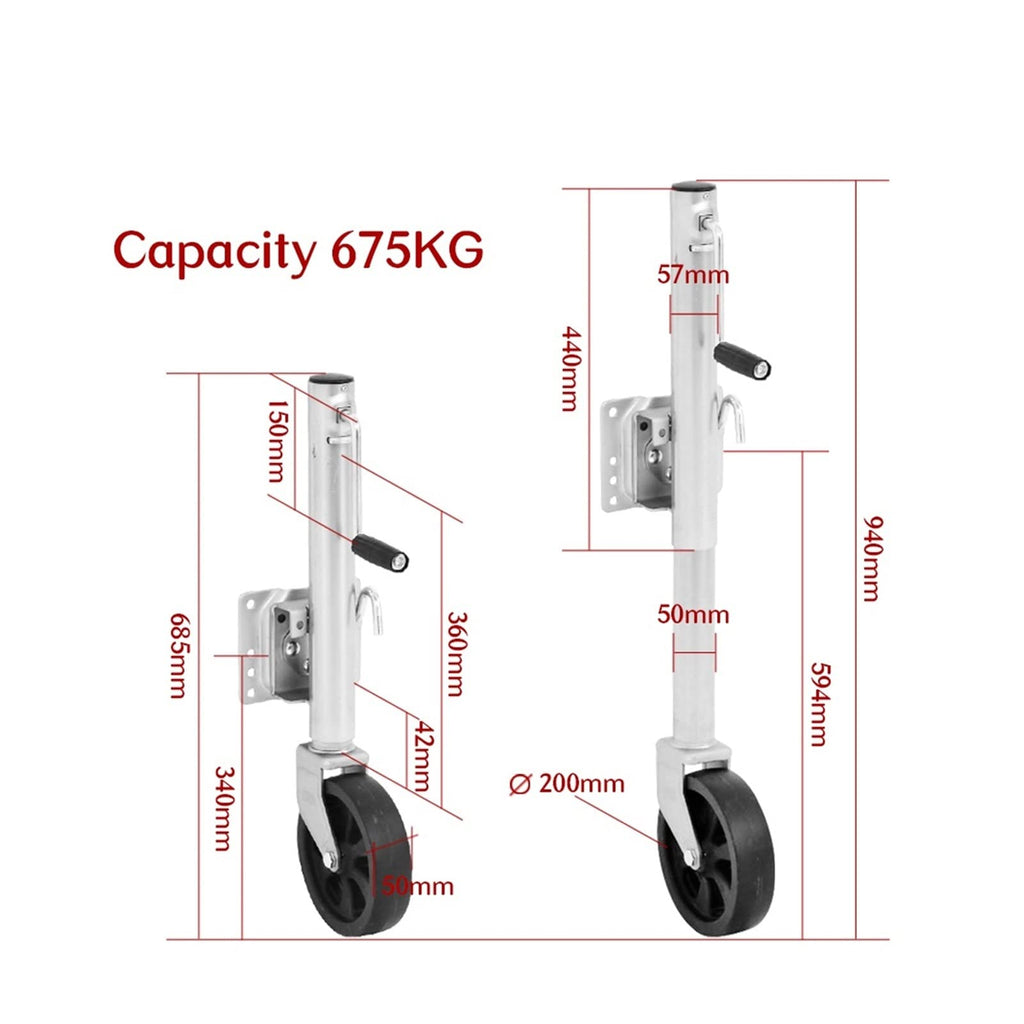 8 Inch Solid Swivel RV Trailer Jack E191092