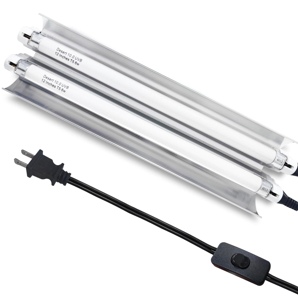 16 Watts 12 Inches T5 10.0 UVB Reptile Light Fixture C44414