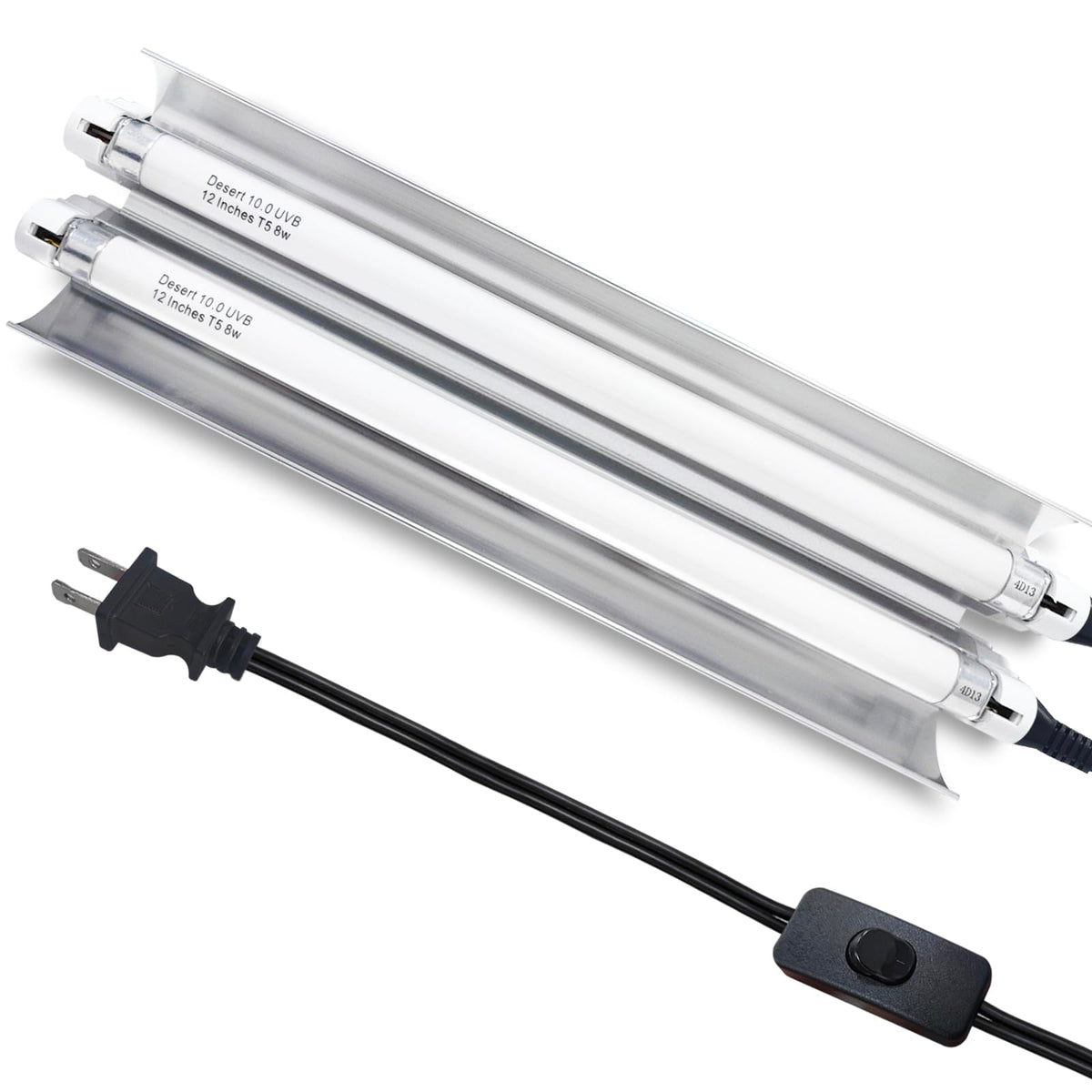 16 Watts 12 Inches T5 10.0 UVB Reptile Light Fixture C44414
