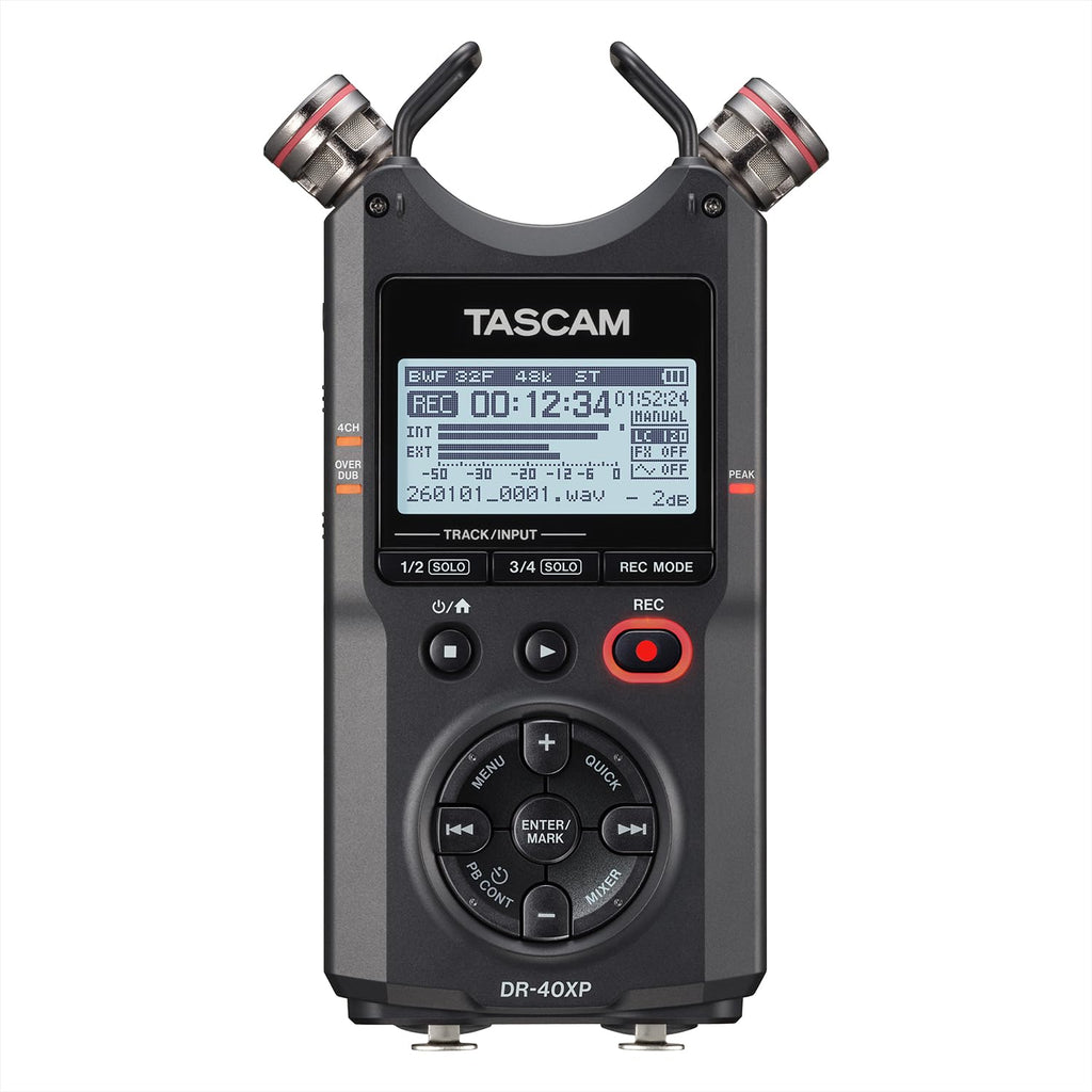 4-Channel 32-Bit Float Portable Handheld Field Recorder and USB-C Audio Interface F72856