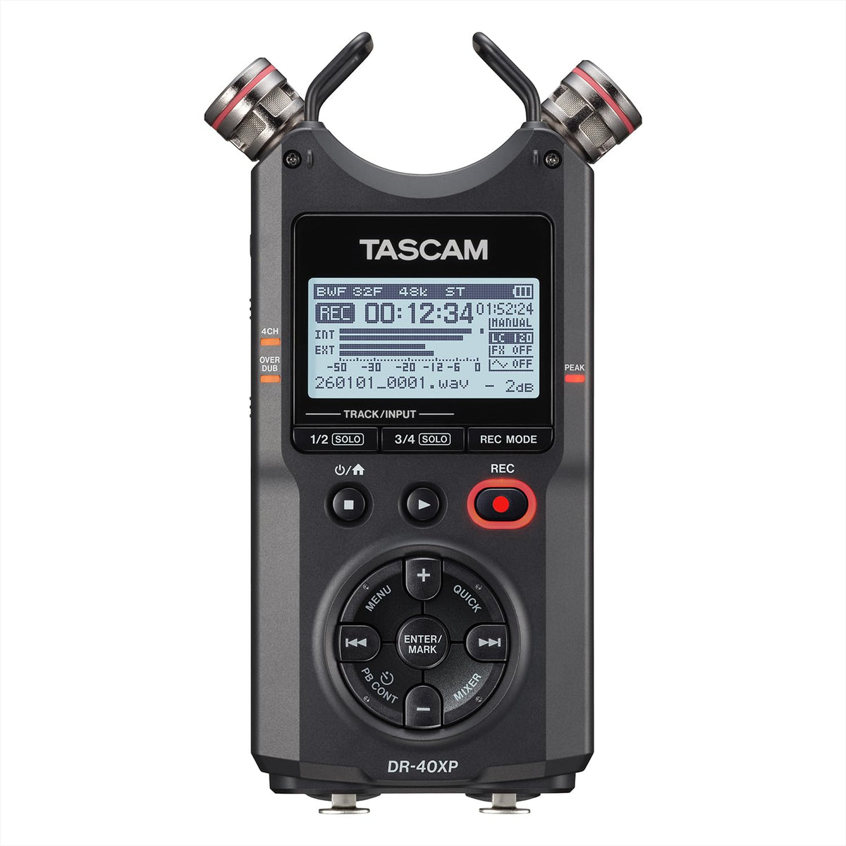 4-Channel 32-Bit Float Portable Handheld Field Recorder and USB-C Audio Interface F72856