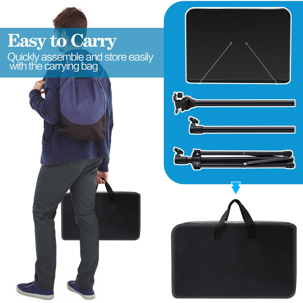 Adjustable Sheet Music Stand with Carry Bag V646316