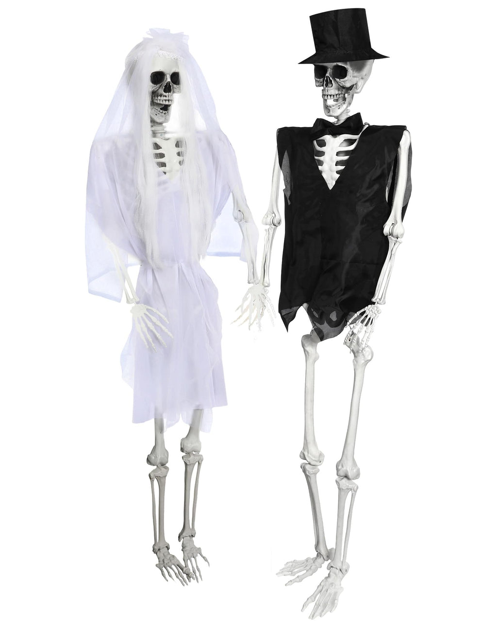 2 Set 5.4 Ft Posable Skeleton Decor L265312