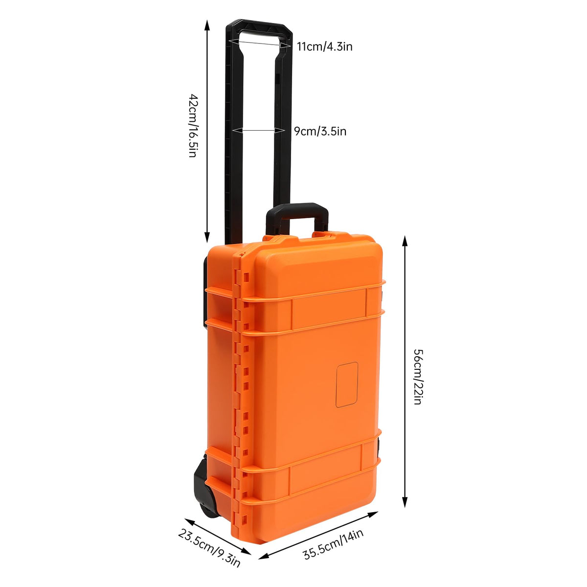 22" Weatherproof Hard Camera Case with Foam M368568