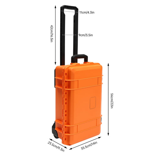 22" Weatherproof Hard Camera Case with Foam M368568