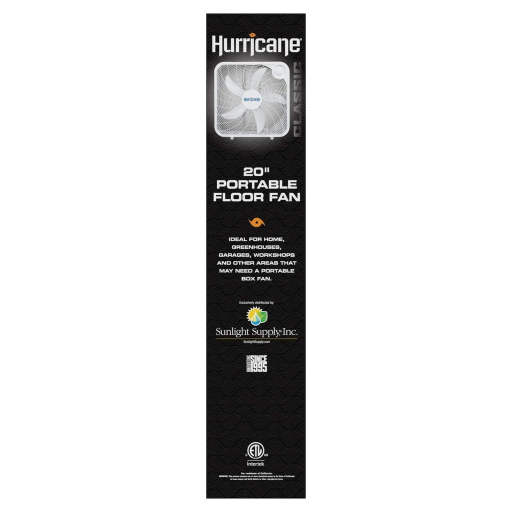Black 3 Speed 20in Floor Box Fan R93059