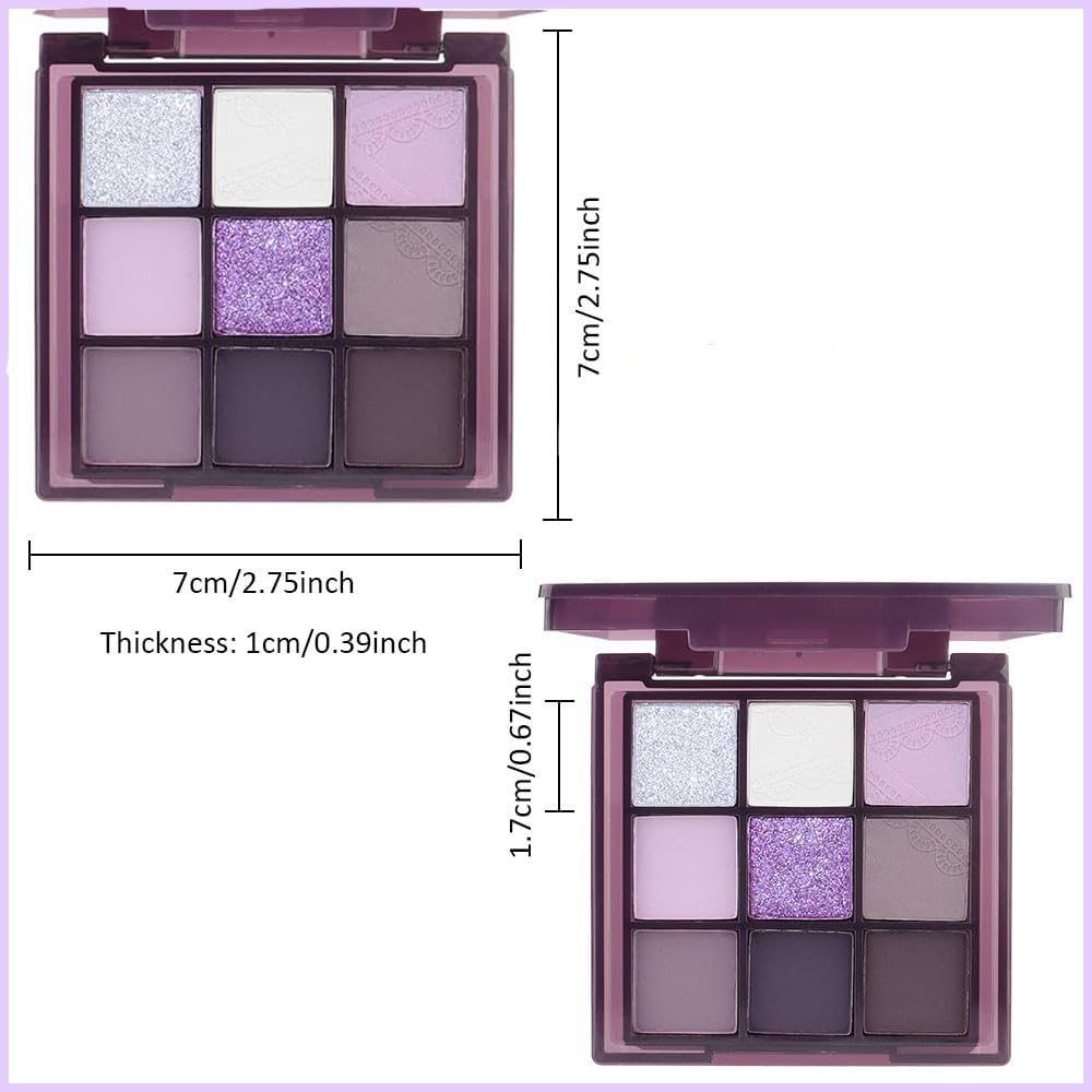 Dark Purple Plum Lavender Mauve Smoky Eyeshadow Palette N843832