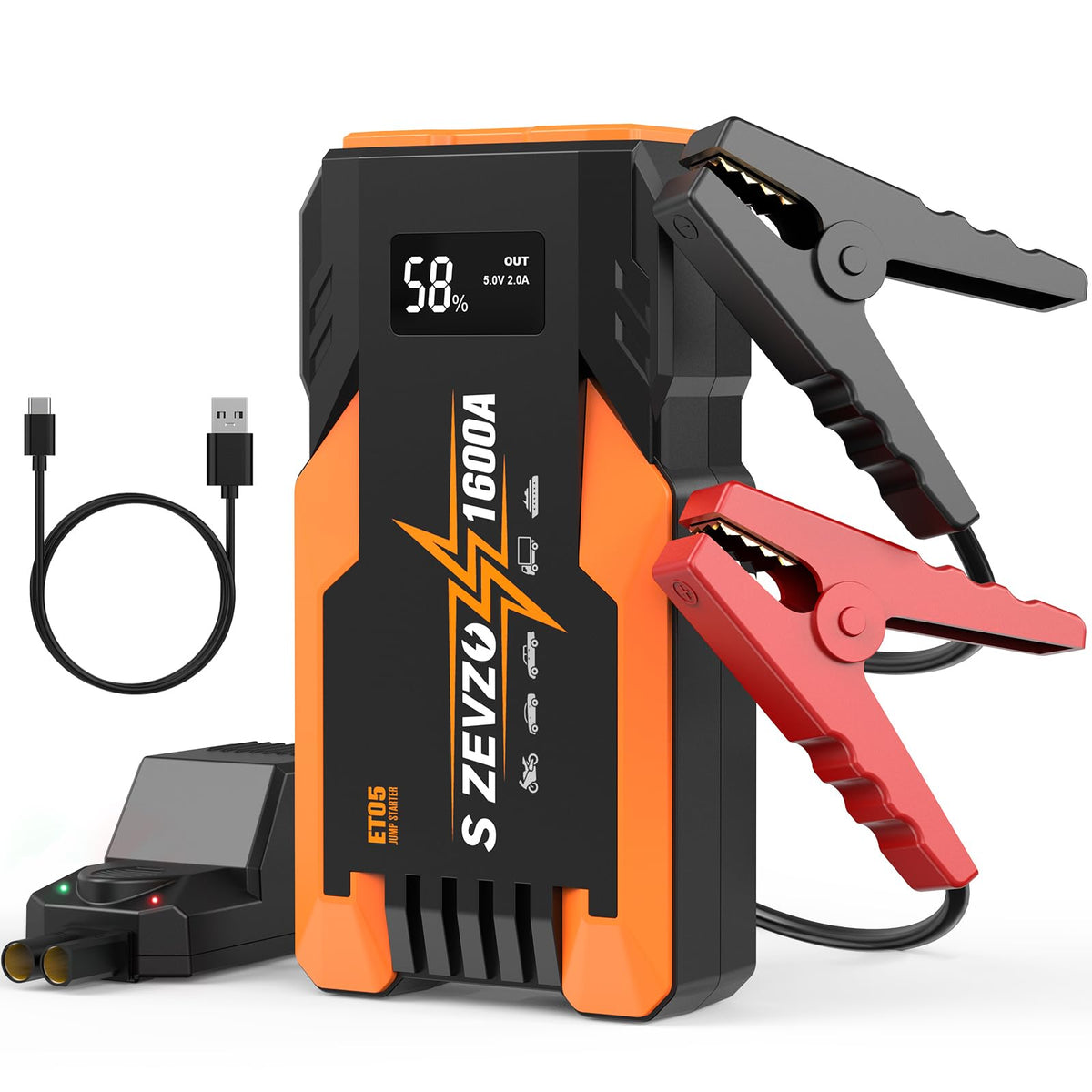 1600A Peak Portable Jump Starter S535