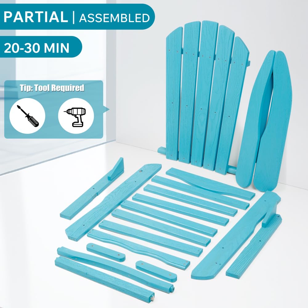 Folding Wooden Adirondack Chair R5787