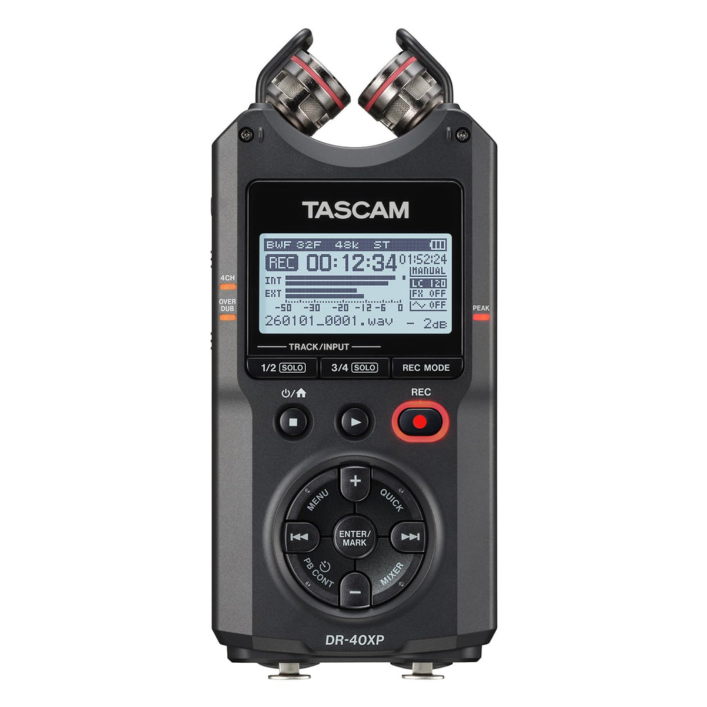 4-Channel 32-Bit Float Portable Handheld Field Recorder and USB-C Audio Interface F72856