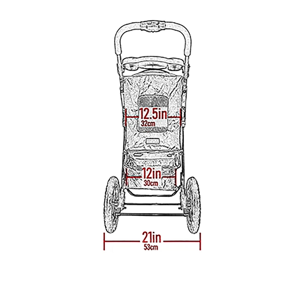 Spotted Pet Stroller L4969