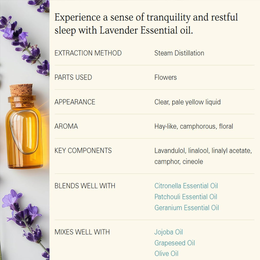 Lavender Essential Oil with Glass Dropper 4 Fl Oz O1706