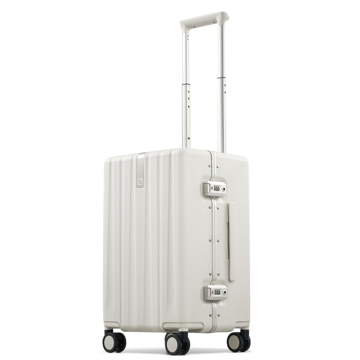 20 Inch Zipperless Aluminum Frame Hard Shell PC Carry-On Luggage with TSA Lock G18232