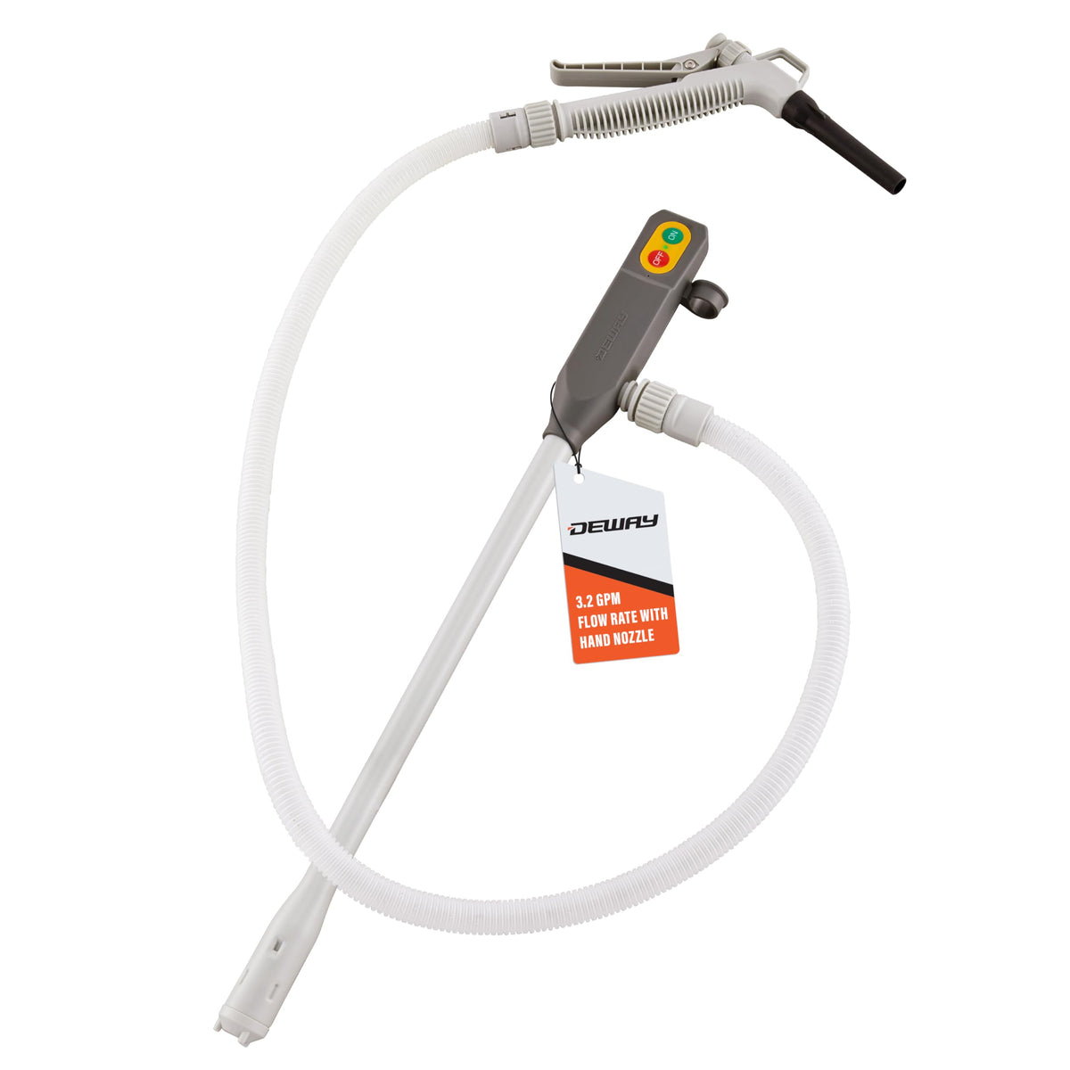Stick Fuel Pump with Trigger Nozzle and 51in Clear Hose C3659
