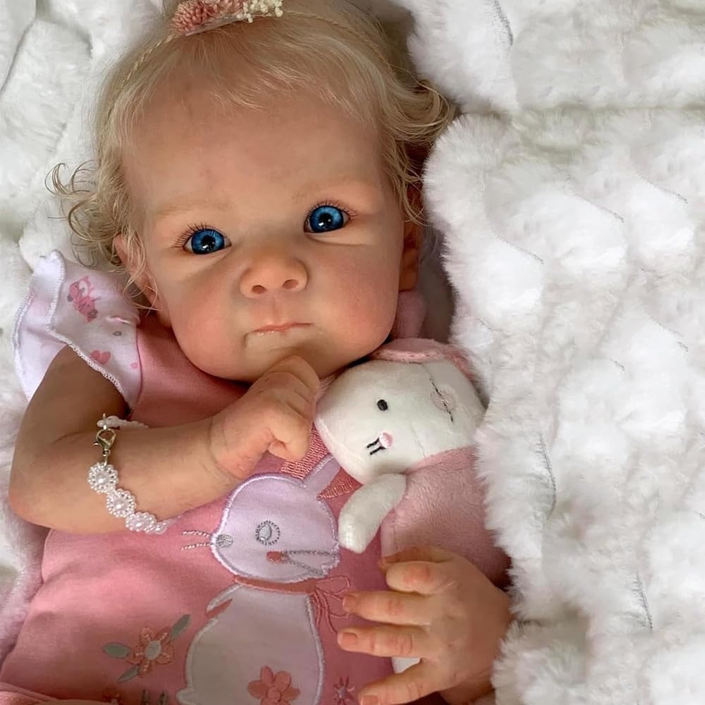 18 inch Silicone Full Body Vinyl Reborn Baby Dolls I9889