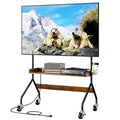 Rolling TV Stand with Power Outlet for 32-75 Inch TV T571