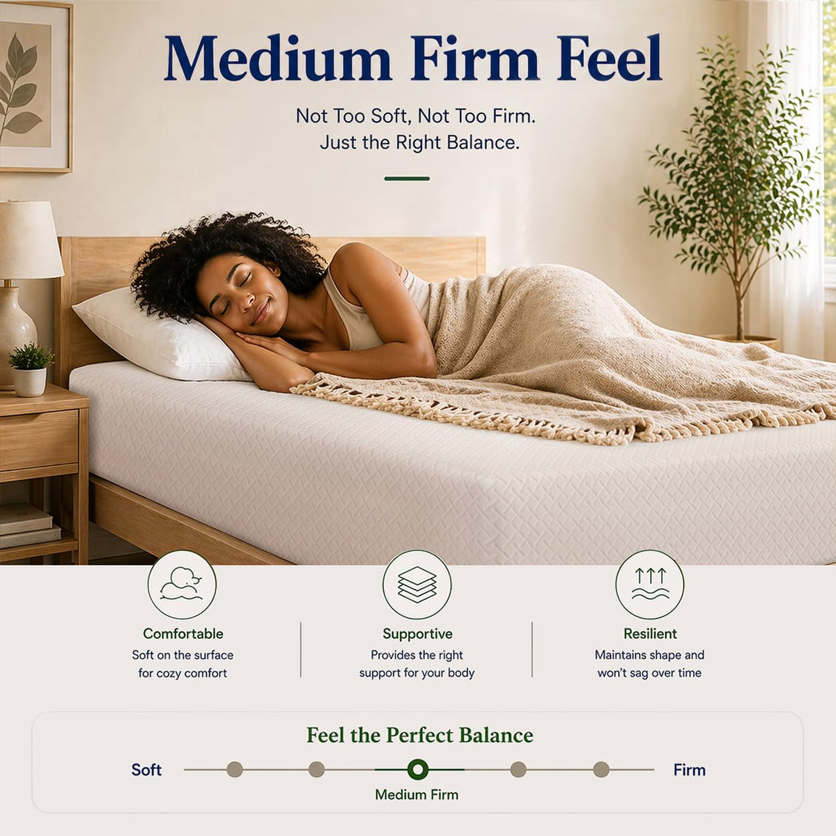 Twin Size 5 Inch Memory Foam Mattress D789089