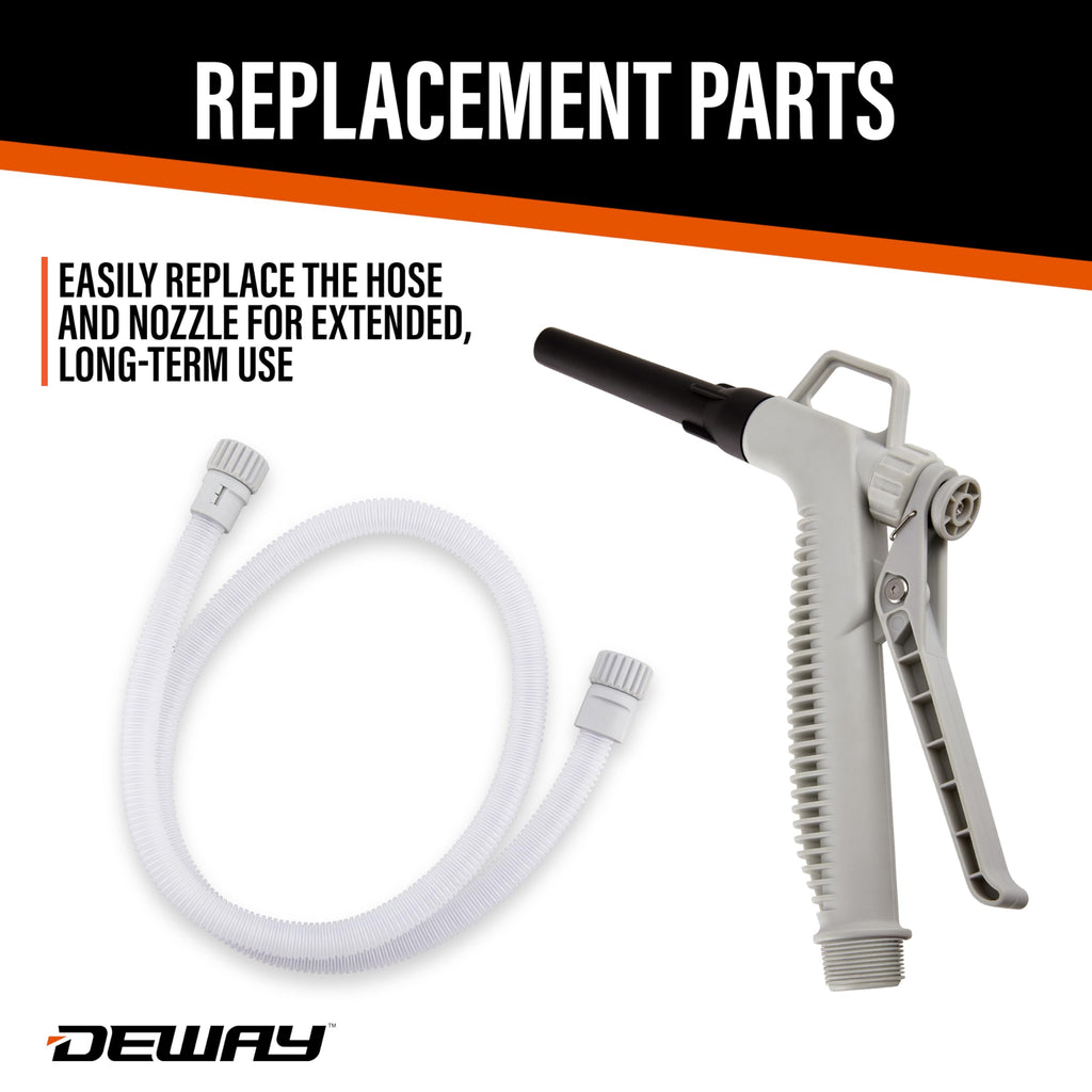 Stick Fuel Pump with Trigger Nozzle and 51in Clear Hose C3659