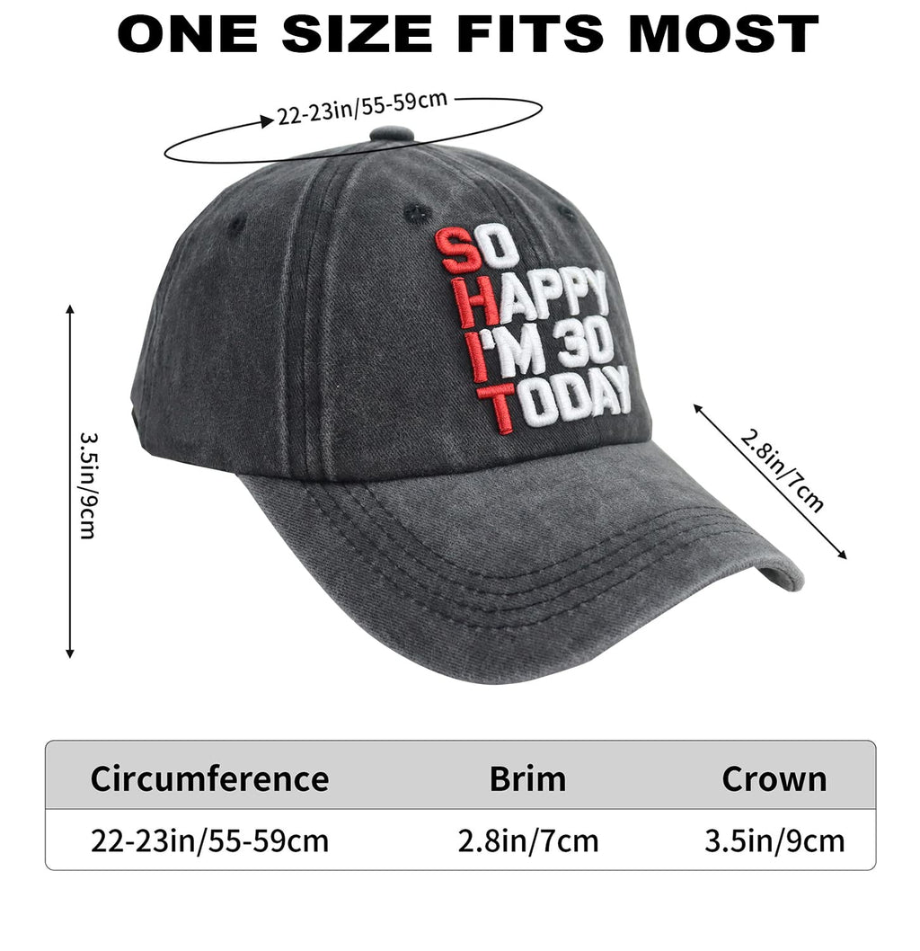 Adjustable Washed Embroidered Vintage Cotton Baseball Cap L821