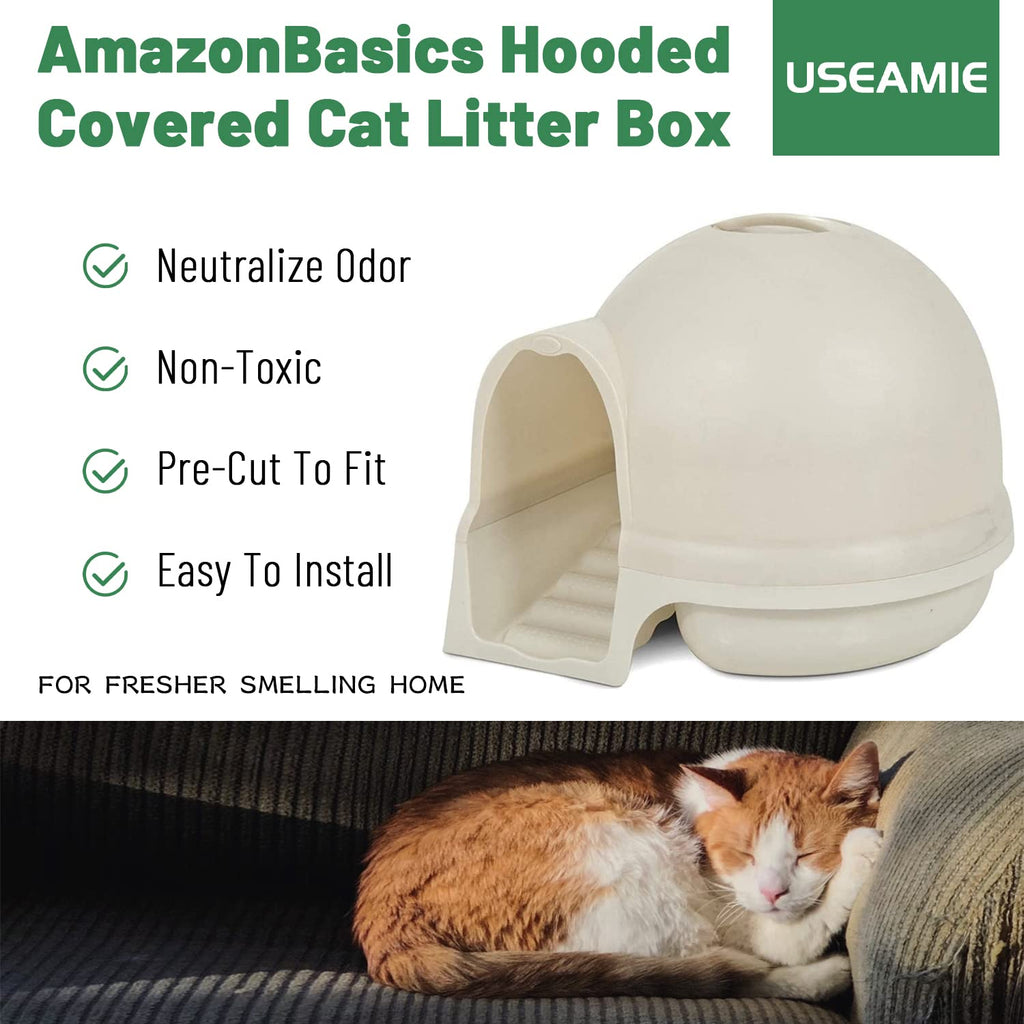 Activated Carbon Cat Litter Box Replacement Filters 4 Pack N3816