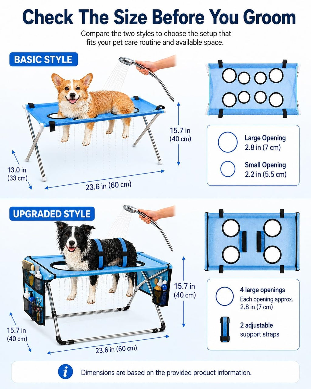 Dog Grooming Hammock Stand W475