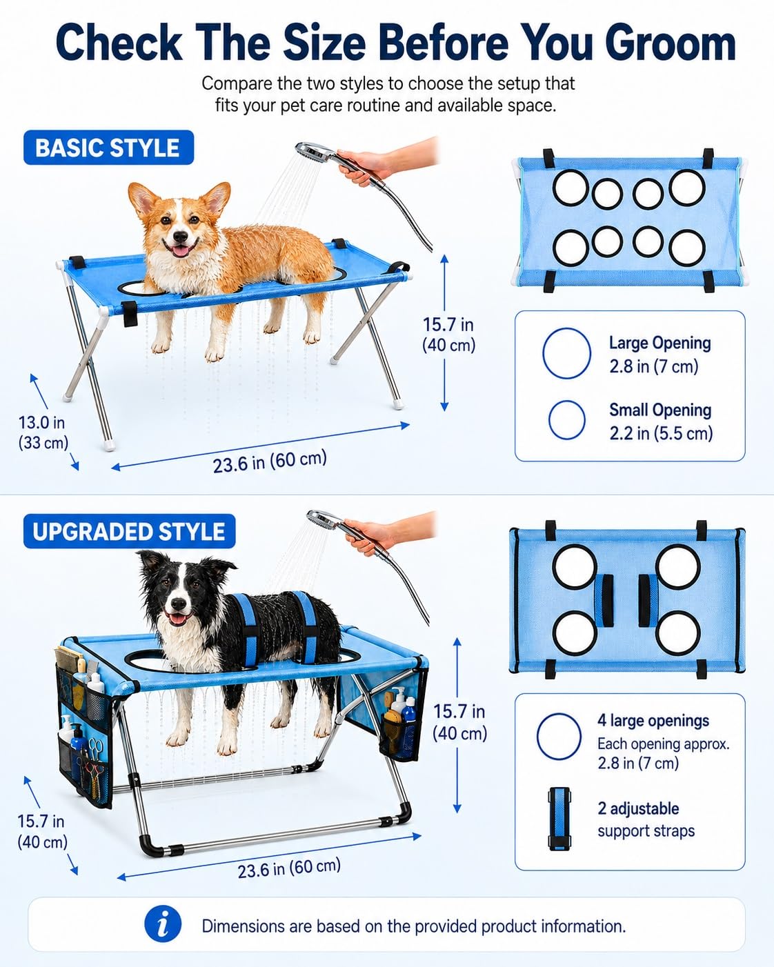 Dog Grooming Hammock Stand W475