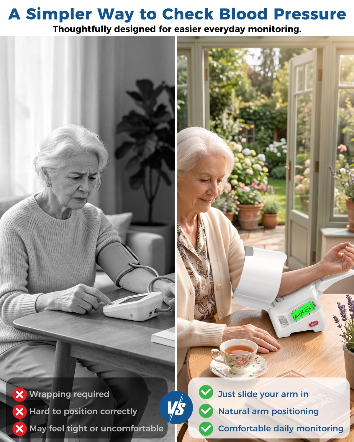 Upper Arm Blood Pressure Monitor Y855
