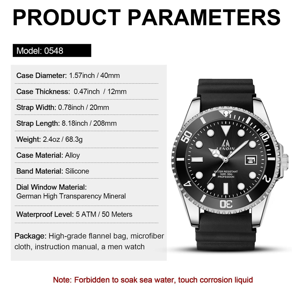Waterproof Stainless Steel Mens Watch K480182