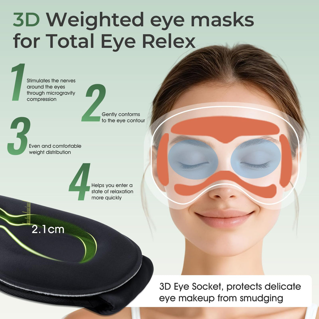 Bluetooth Sleep Mask with Hot & Cold Gel Insert T451872