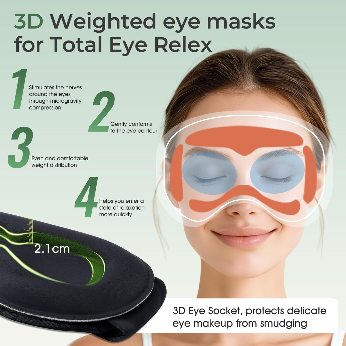 Bluetooth Sleep Mask with Hot & Cold Gel Insert T451872