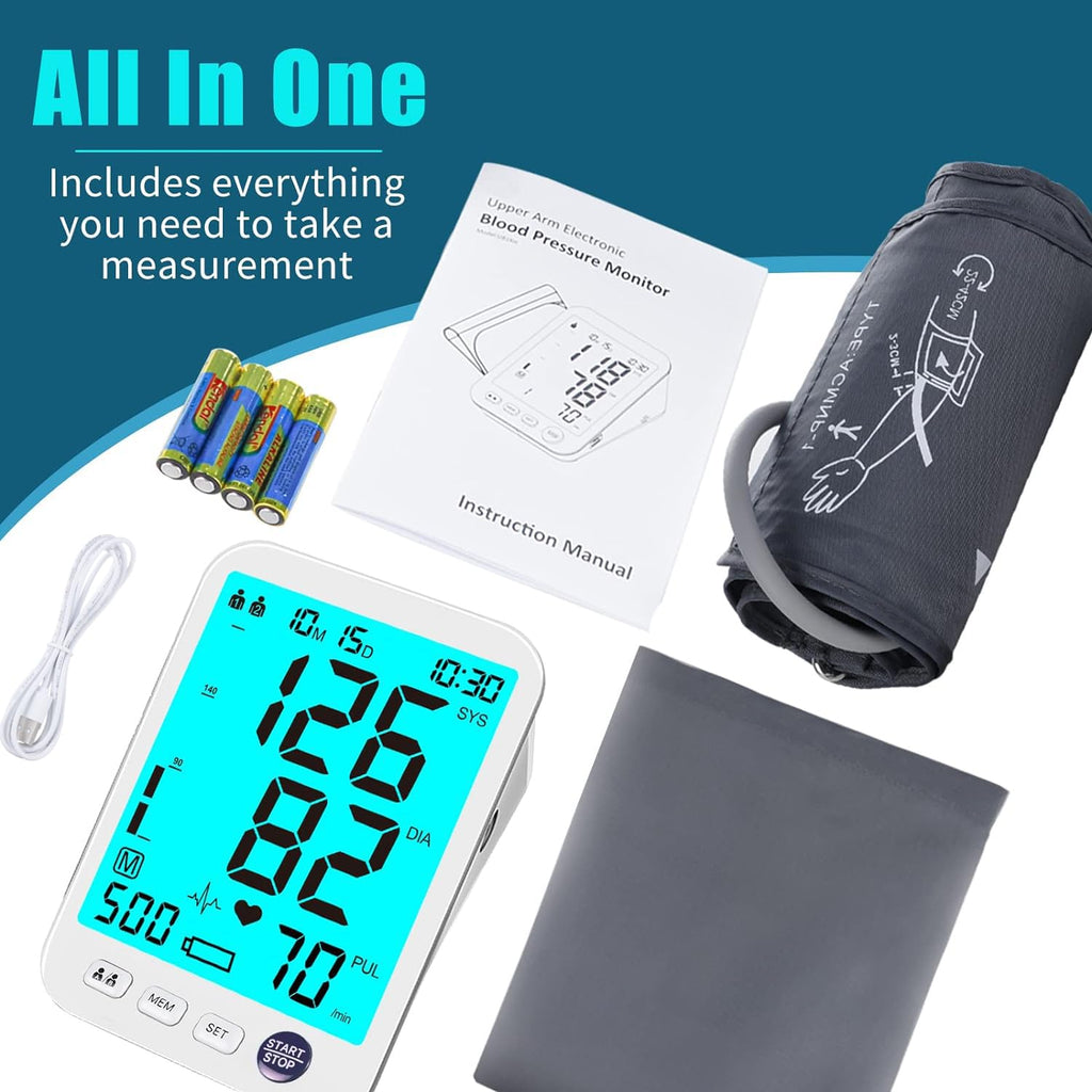 Blood Pressure Monitor Upper Arm Large Cuff D958445
