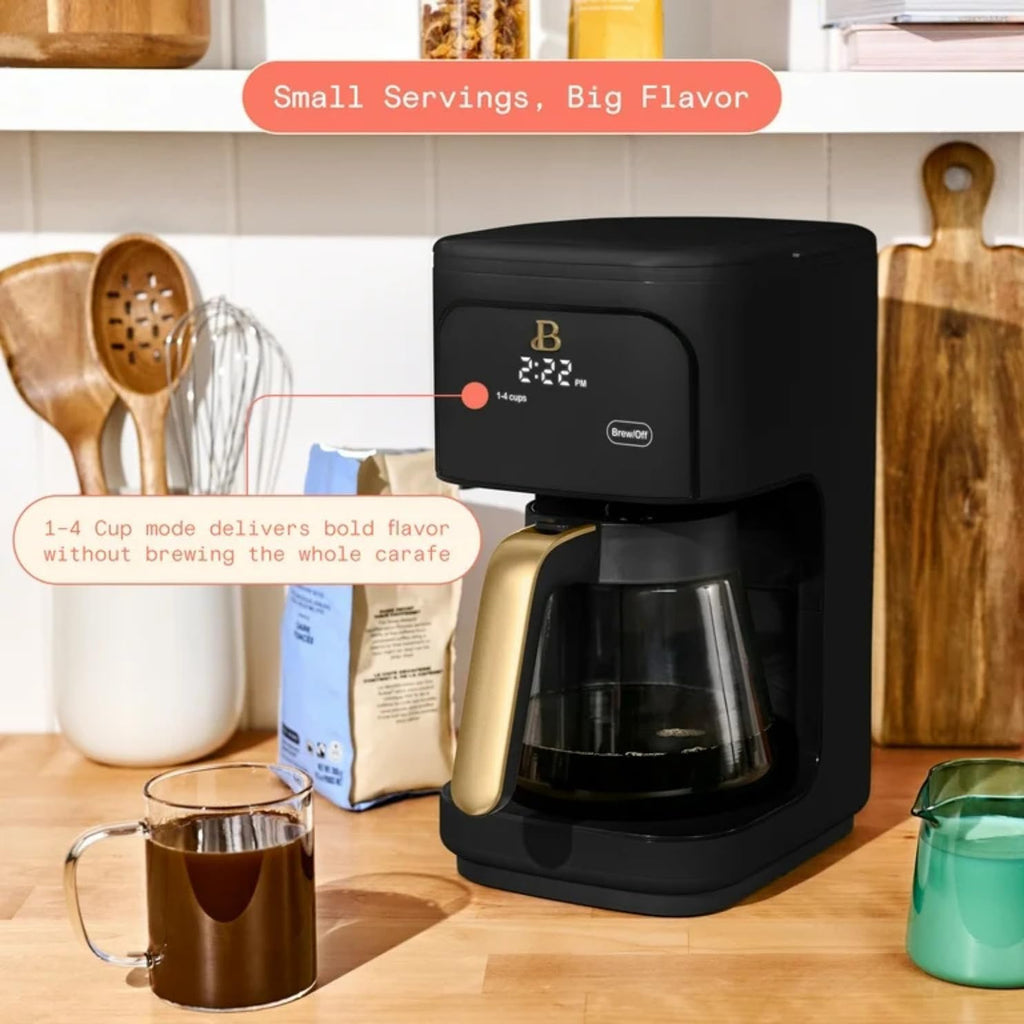 Programmable 12-Cup Drip Coffee Machine with Glass Carafe O3366