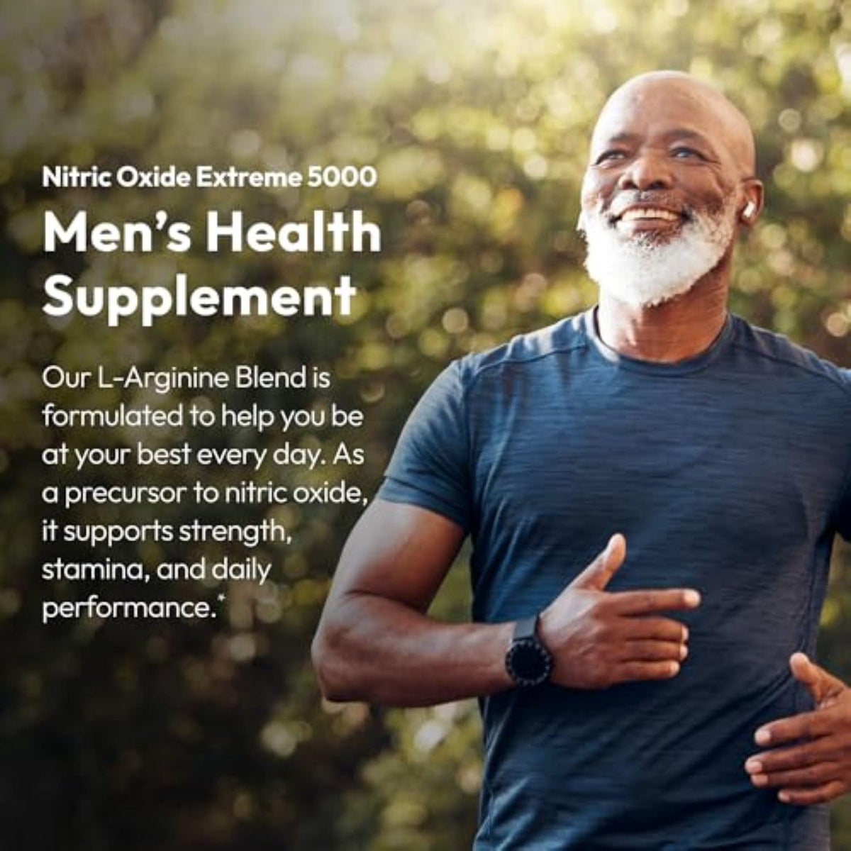 L-Arginine Men's Health Supplement 60 Capsules Pack of 3 B3688